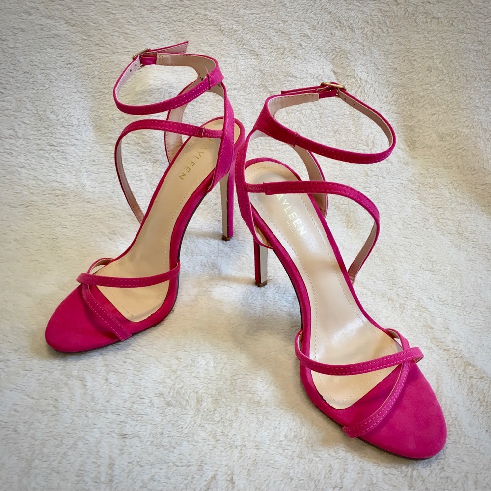 Kayleen Women’s Hot Pink High-heal Shoes